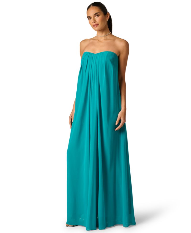 Plus Size Strapless Ball Gown