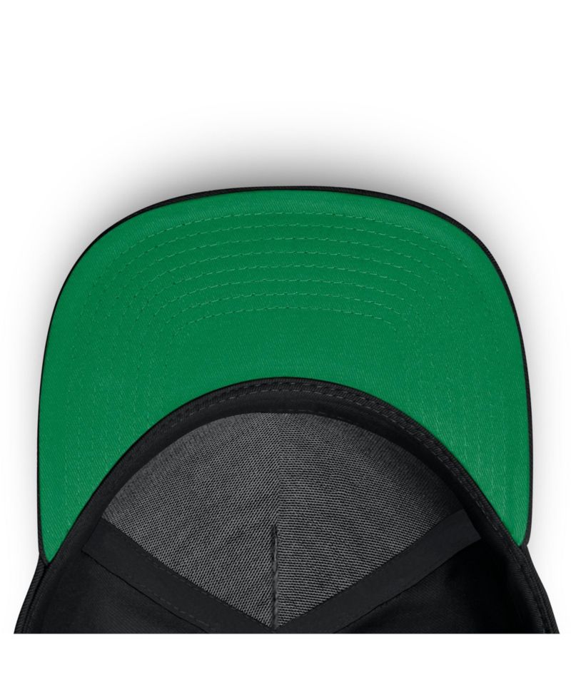 Men's Black Florida Marlins Cooperstown Collection Rise Adjustable Hat