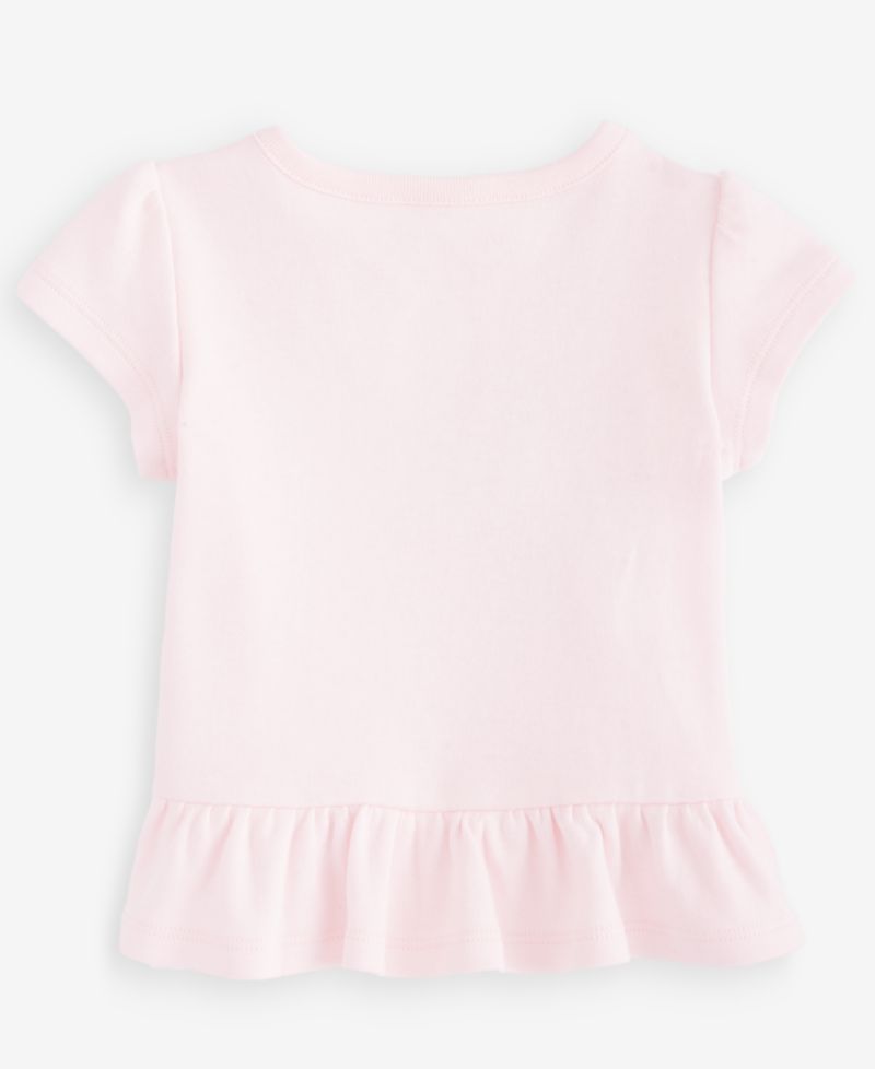 Baby Girls' 3M-24M Mix & Match Short-Sleeve Butterfly Peplum T-Shirt