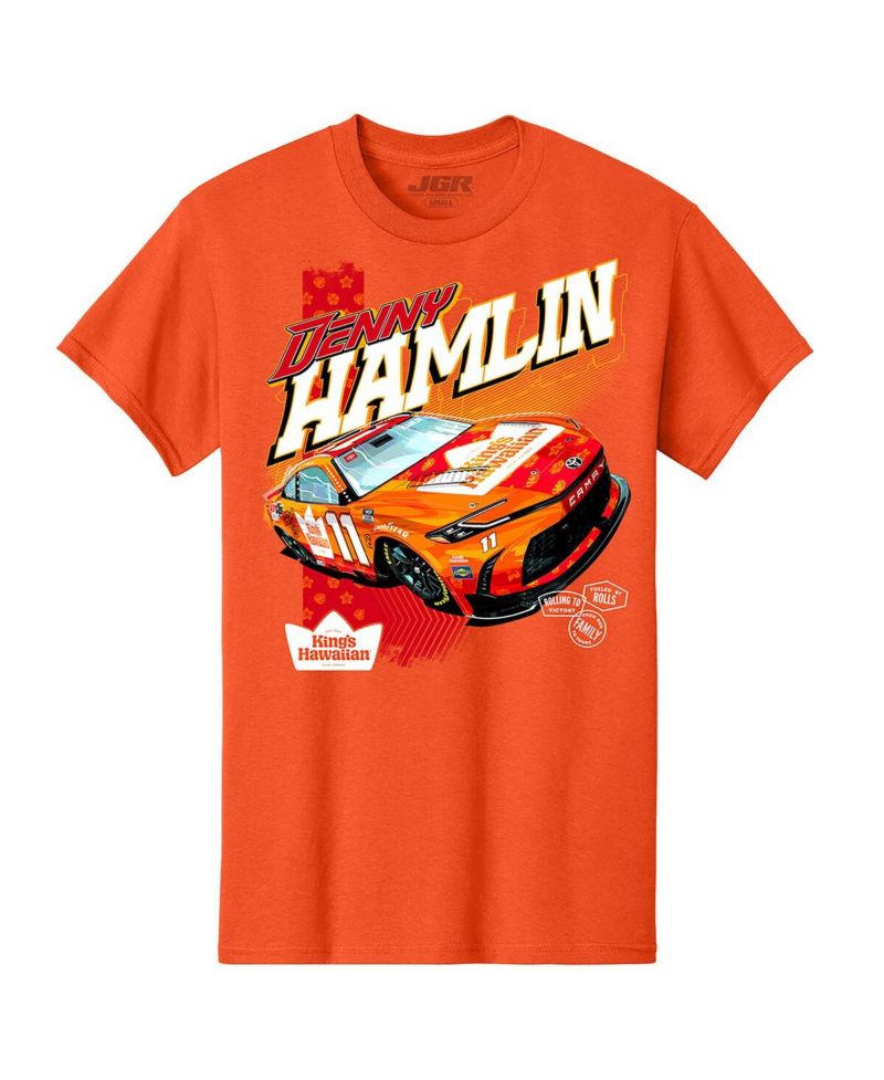 Men's Orange Denny Hamlin King's Hawaiian T-Shirt
