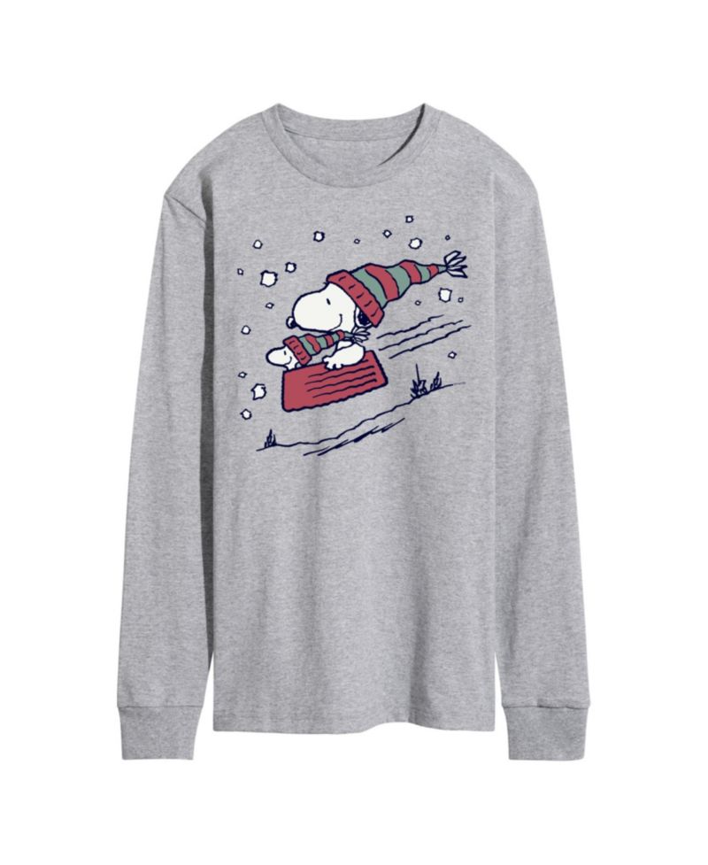 Men's Peanuts Holidays Long Sleeve T-shirt