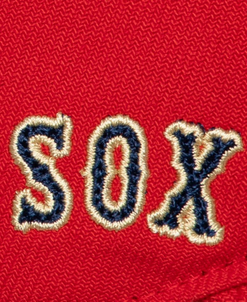 Men's Red Boston Red Sox Fenway Park 100th Anniversary Patch Secondary Pro Snapback Hat