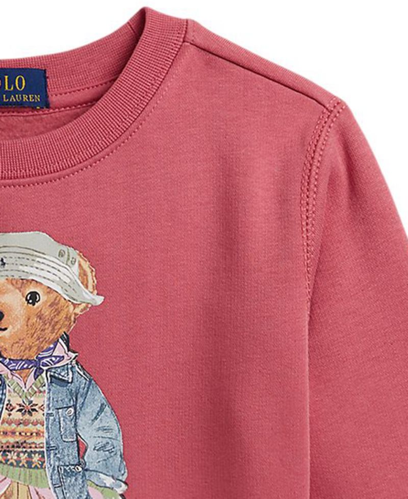 Boys' 2-7 Polo Bear Long-Sleeve Sweatshirt