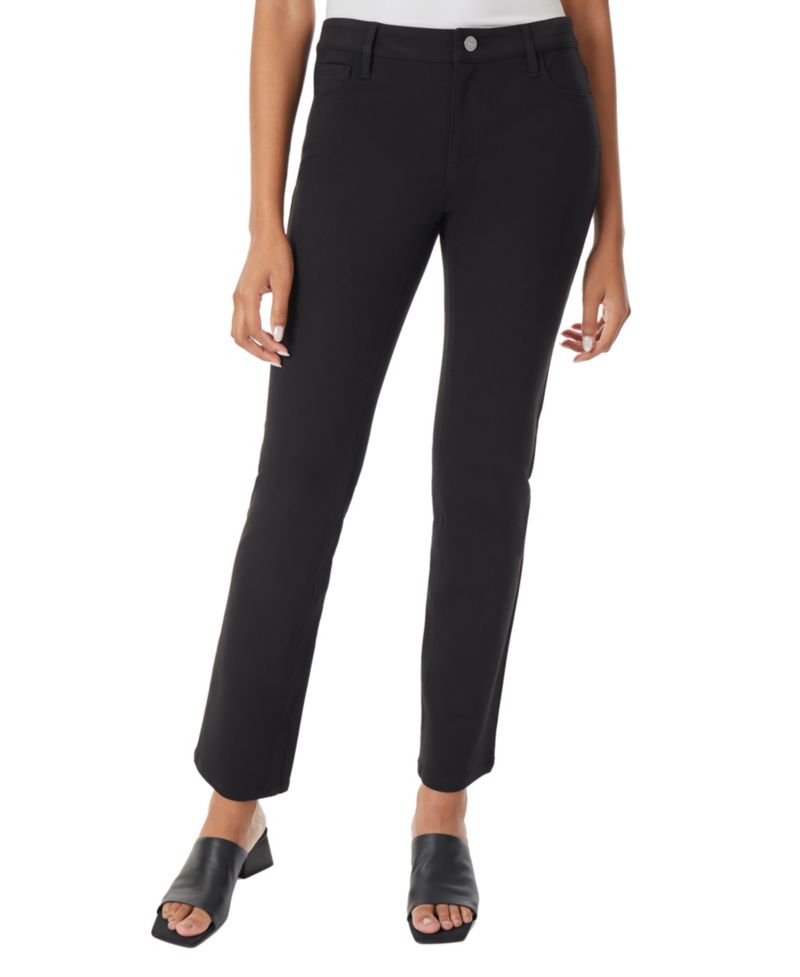 Petite Lexington Mid-Rise Straight Pants