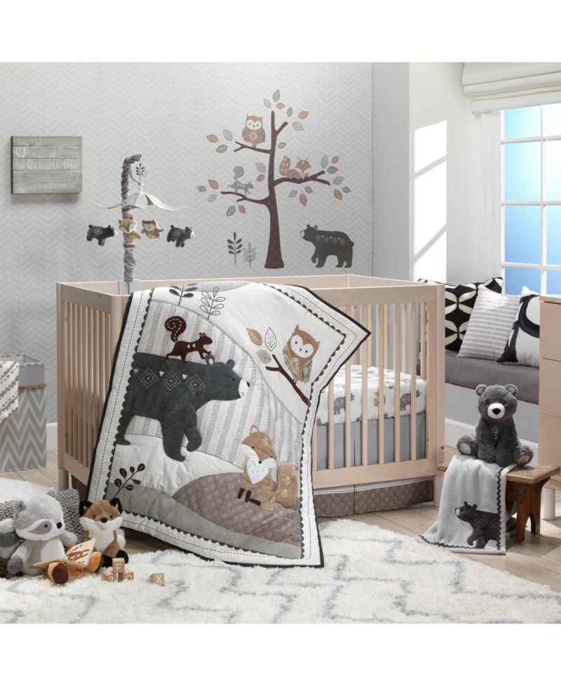 Woodland Forest Musical Crib Mobile