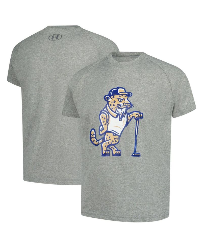 Big Boys and Girls Heather Gray THE PLAYERS Raglan Tech T-Shirt