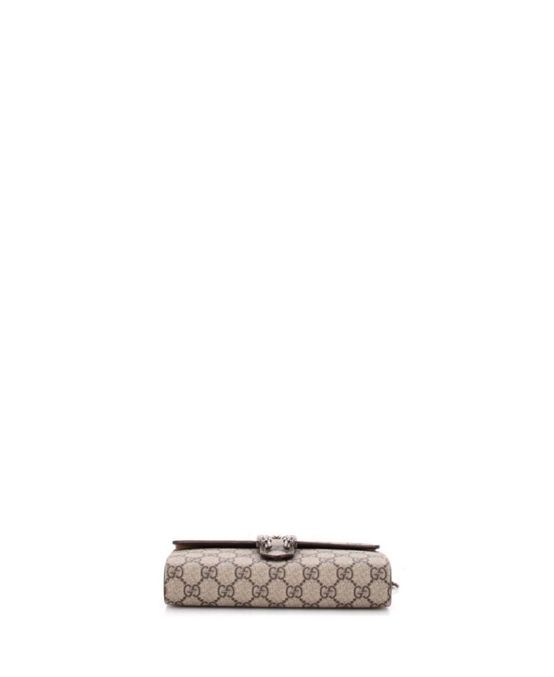Small Dionysus Chain Wallet GG Coated Canvas