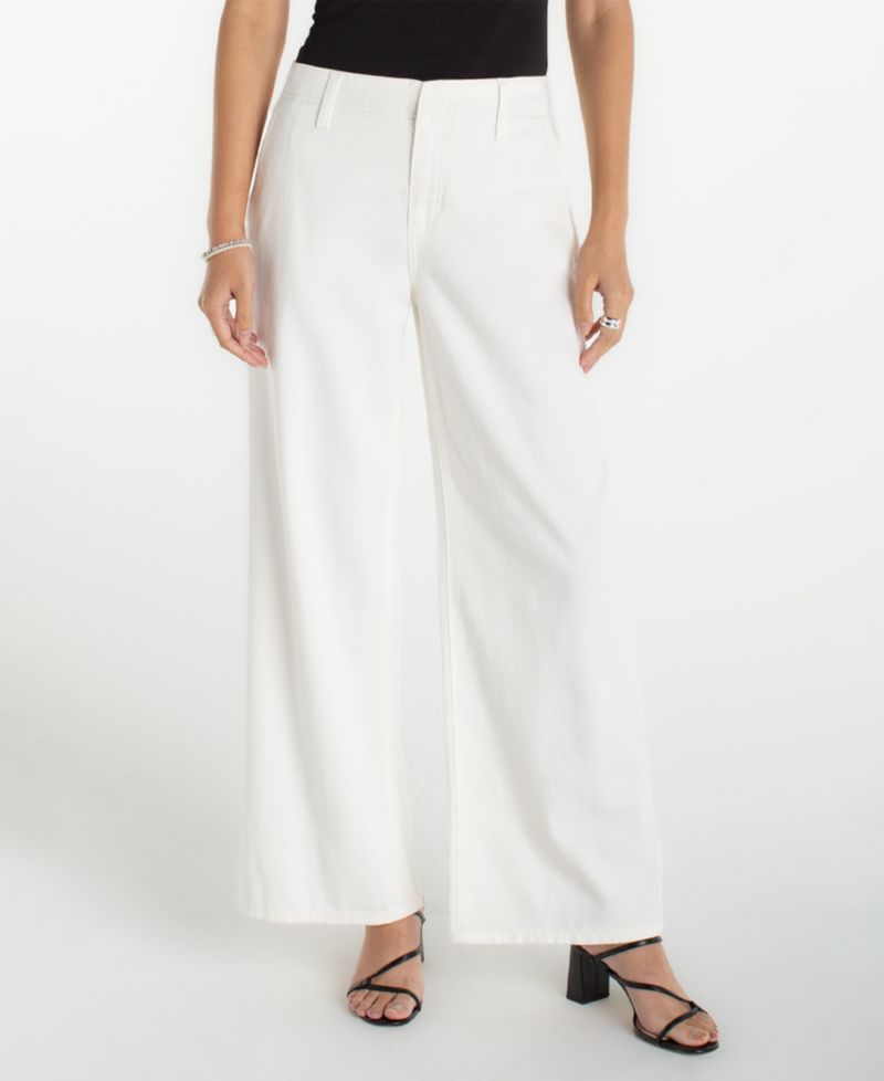 Petite Weekender Wide-Leg Pants