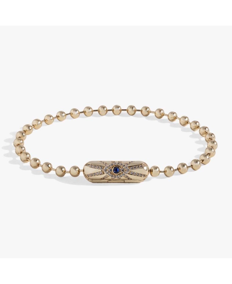 Evil Eye Barrel Closure Bracelet