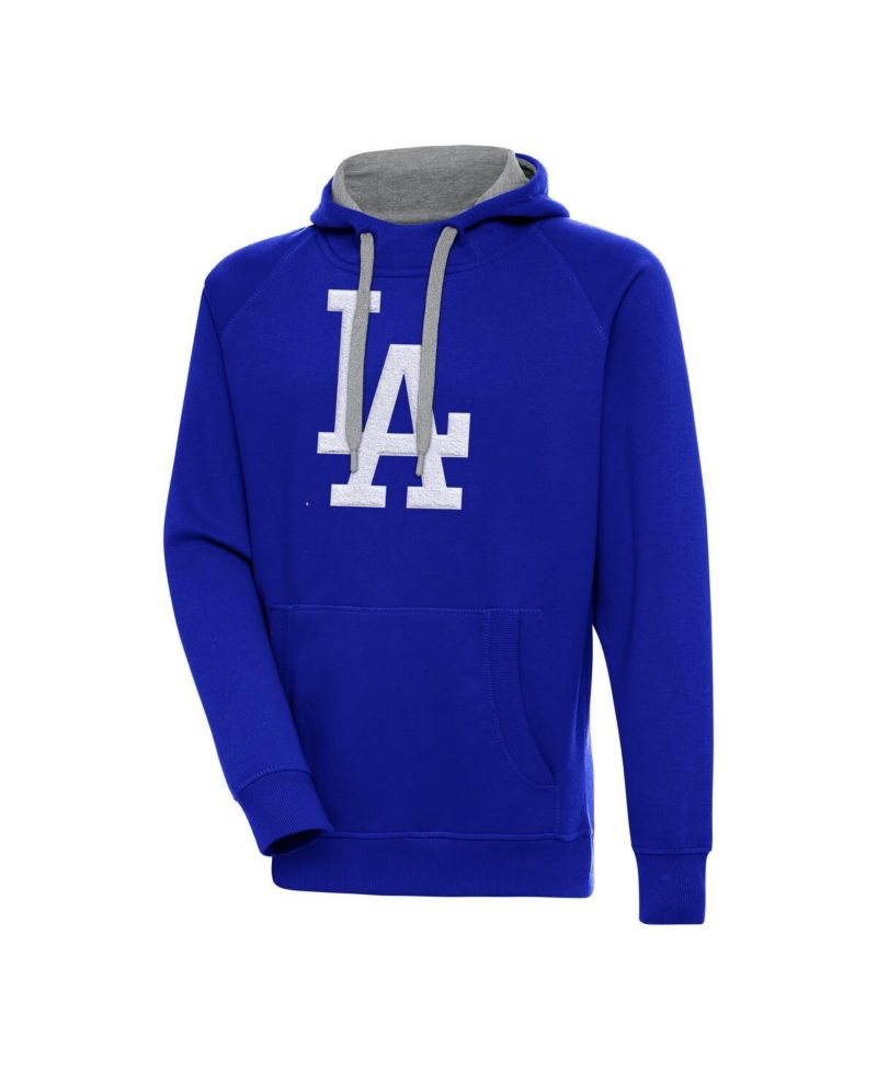 Men's Royal Los Angeles Dodgers Victory Chenille Pullover Hoodie