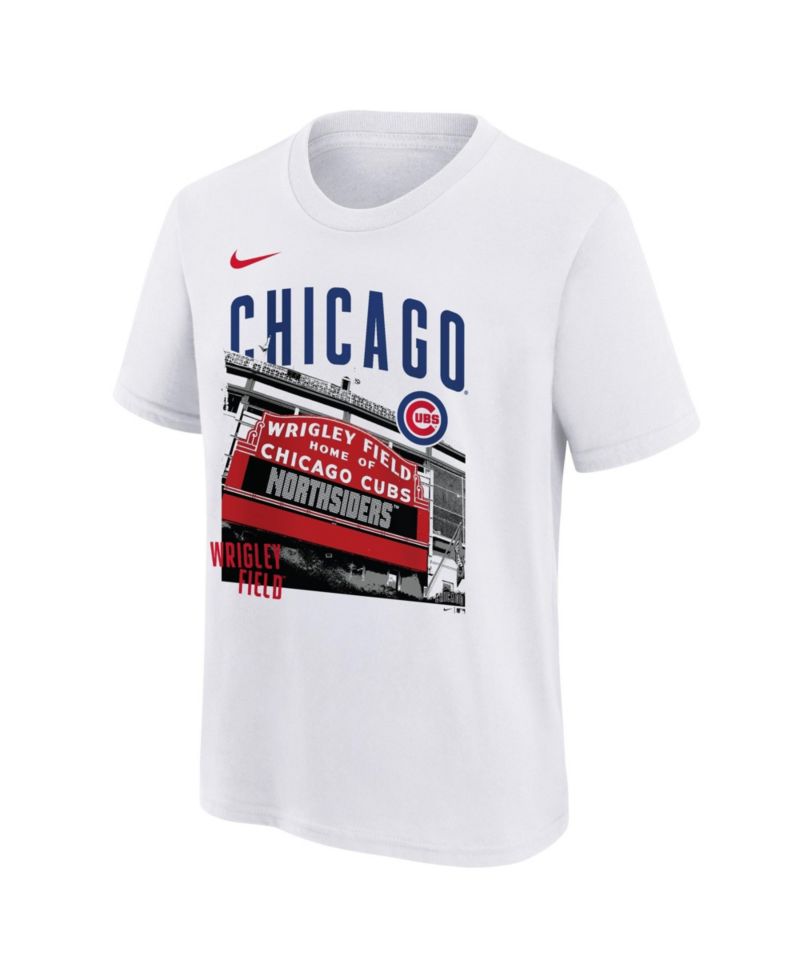 Big Boys and Girls White Chicago Cubs Hometown Collection T-Shirt