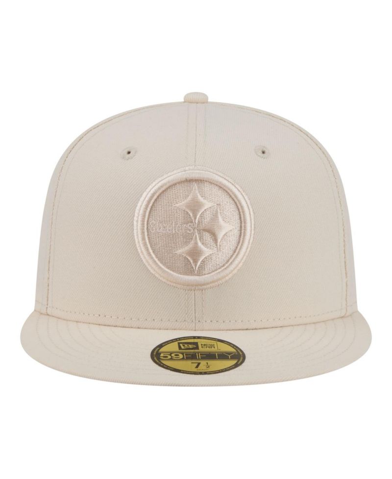 Men's Cream Pittsburgh Steelers Color Pack 59FIFTY Fitted Hat