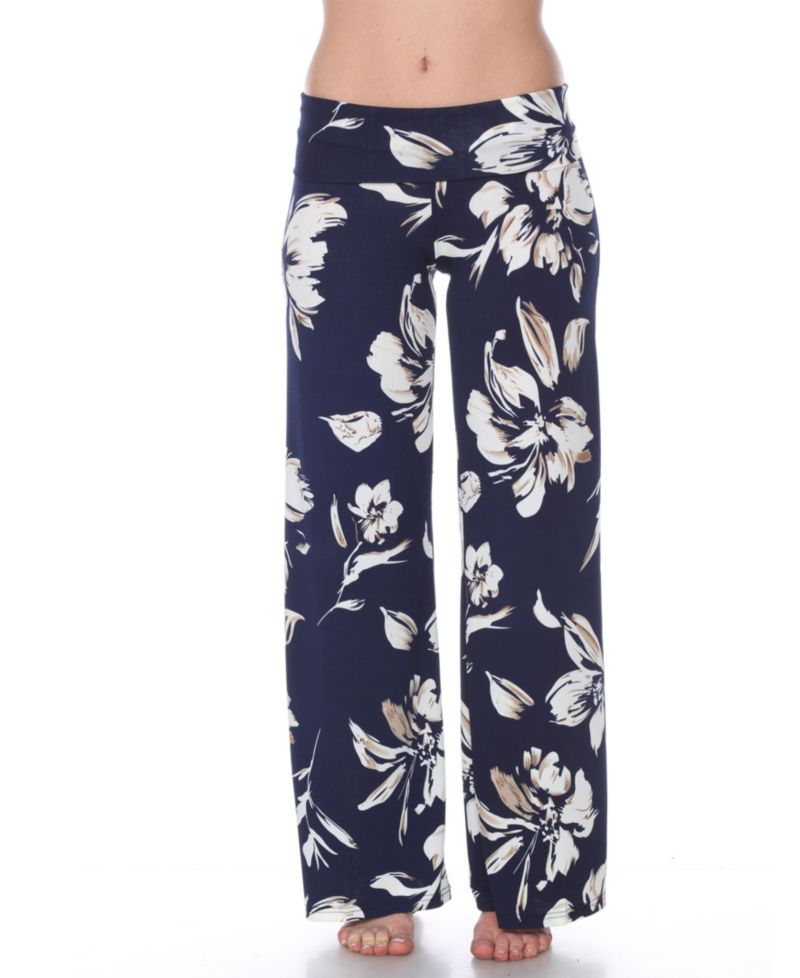 Flower Print Palazzo Pants