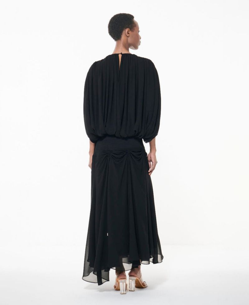 Women's Smocked Waist Skirt