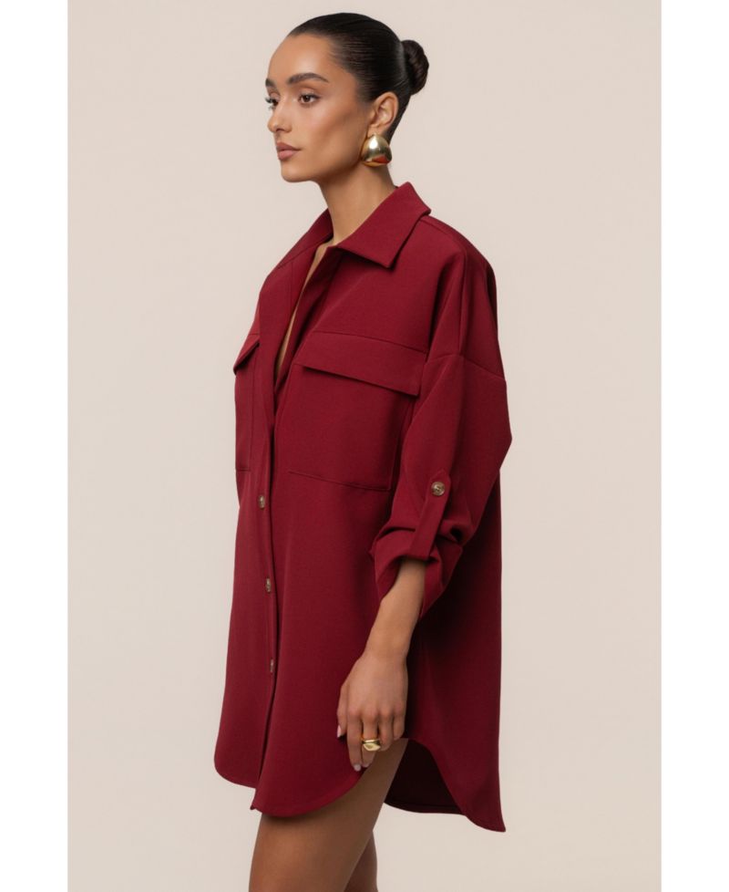 Women's Downtime Collared Shirt Dress