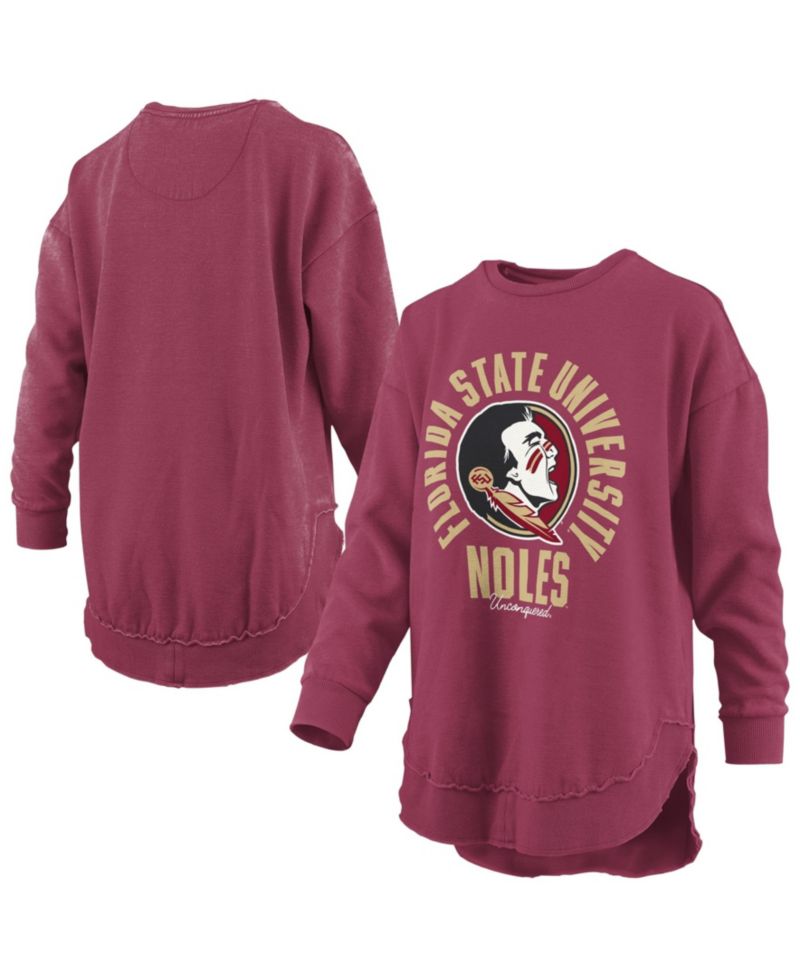 Women's Blitz Florida State Seminoles Graphic Fleece-Lined Crewneck Sweatshirt