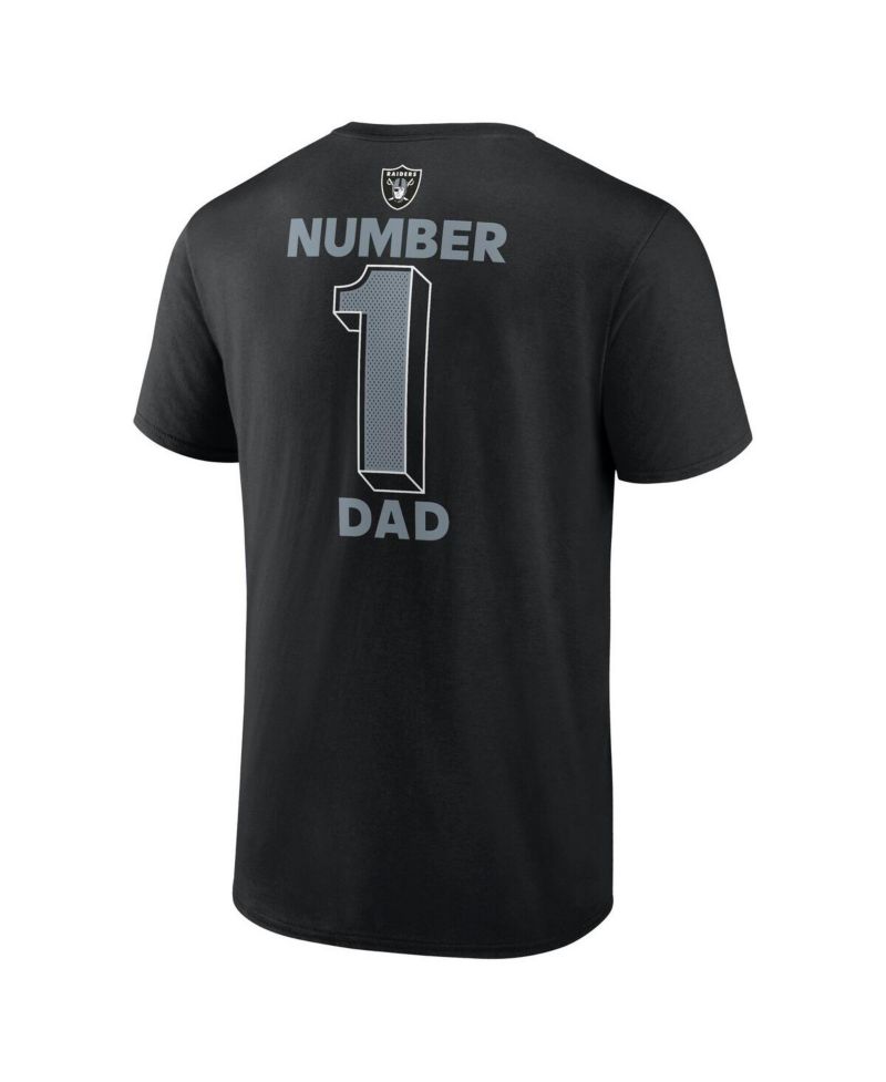 Men's Navy Chicago Bears Big & Tall Number One Dad T-Shirt