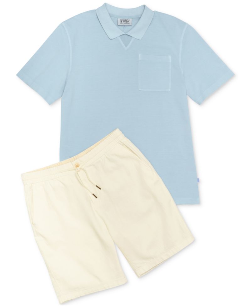 Men's 8.3" Drawstring Linen Shorts
