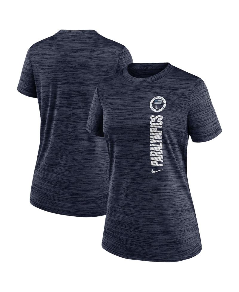 Women's Navy U.S. Paralympics Velocity Performance T-Shirt