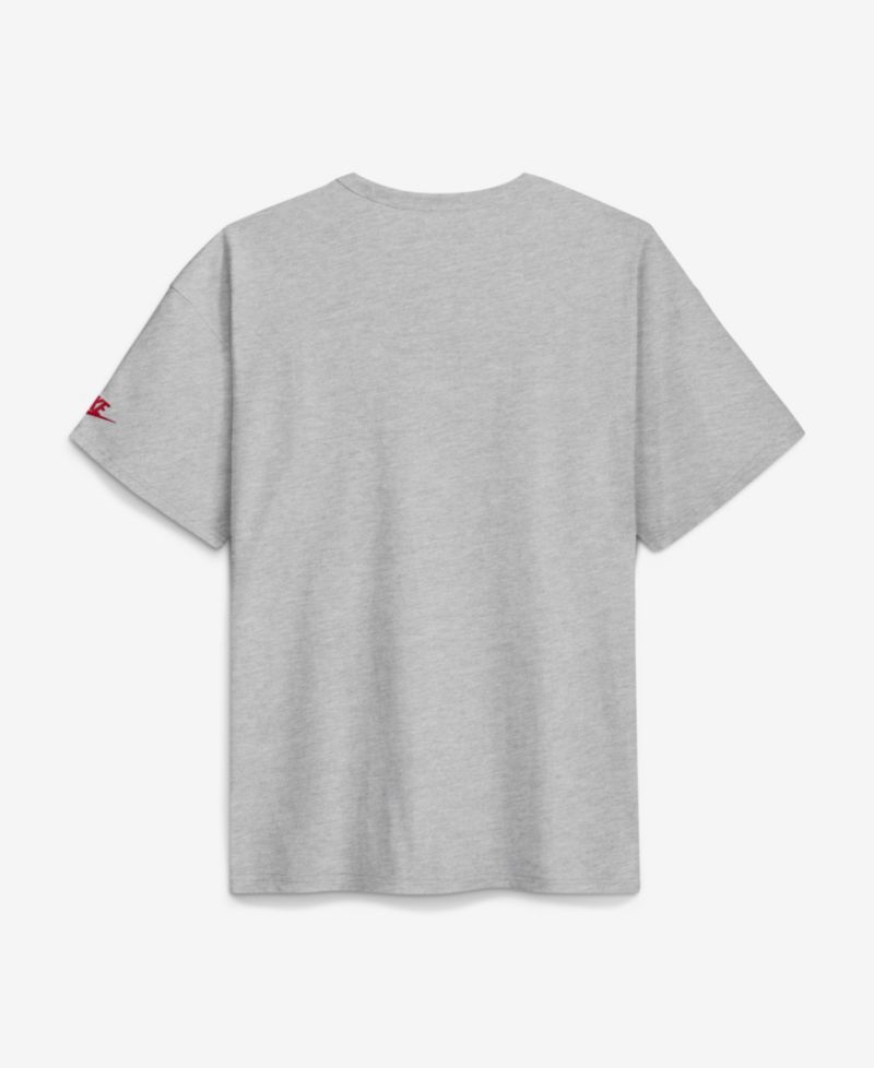 Men's Heather Gray Ohio State Buckeyes Legacy Logo Max90 T-Shirt