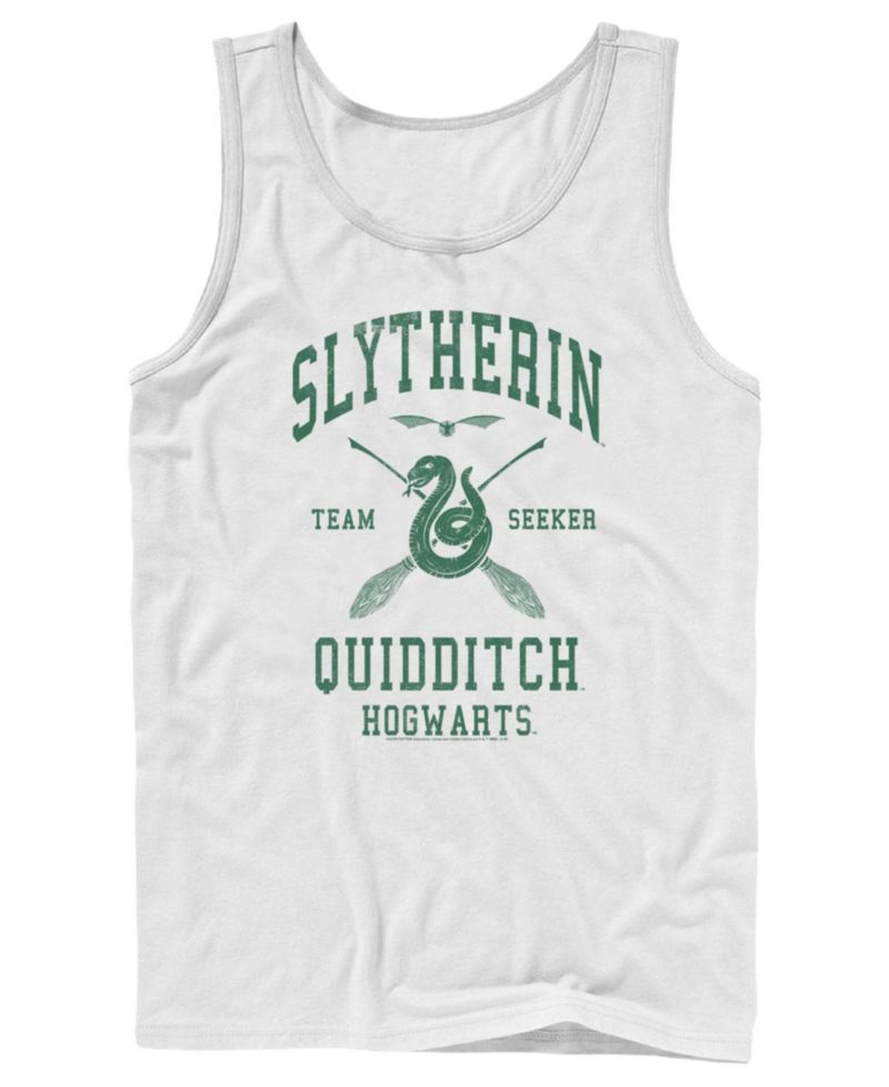 Men's Harry Potter Slytherin Quidditch Seeker Hogwarts Graphic Tank Top