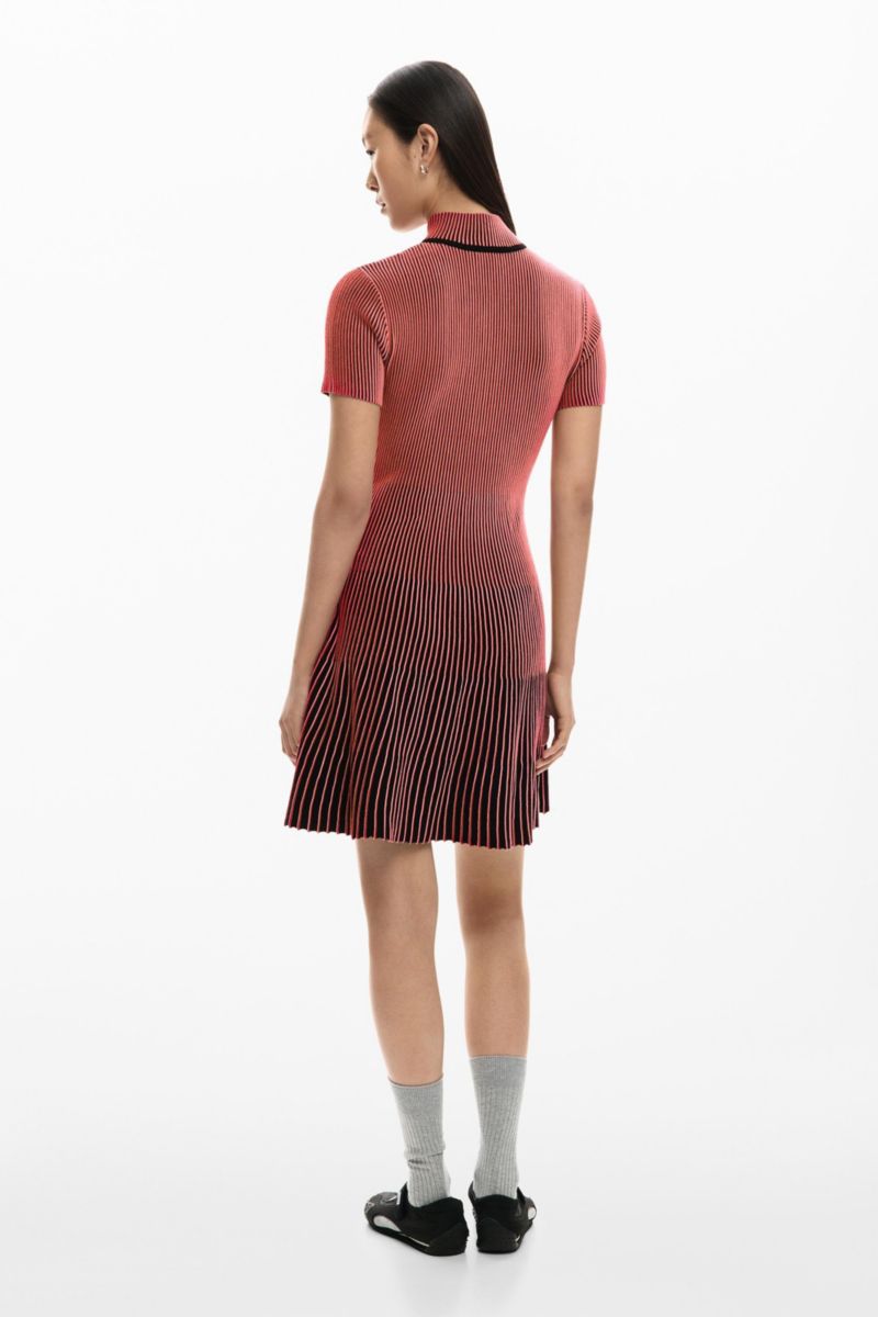 Women's Short iridescent knit dress
