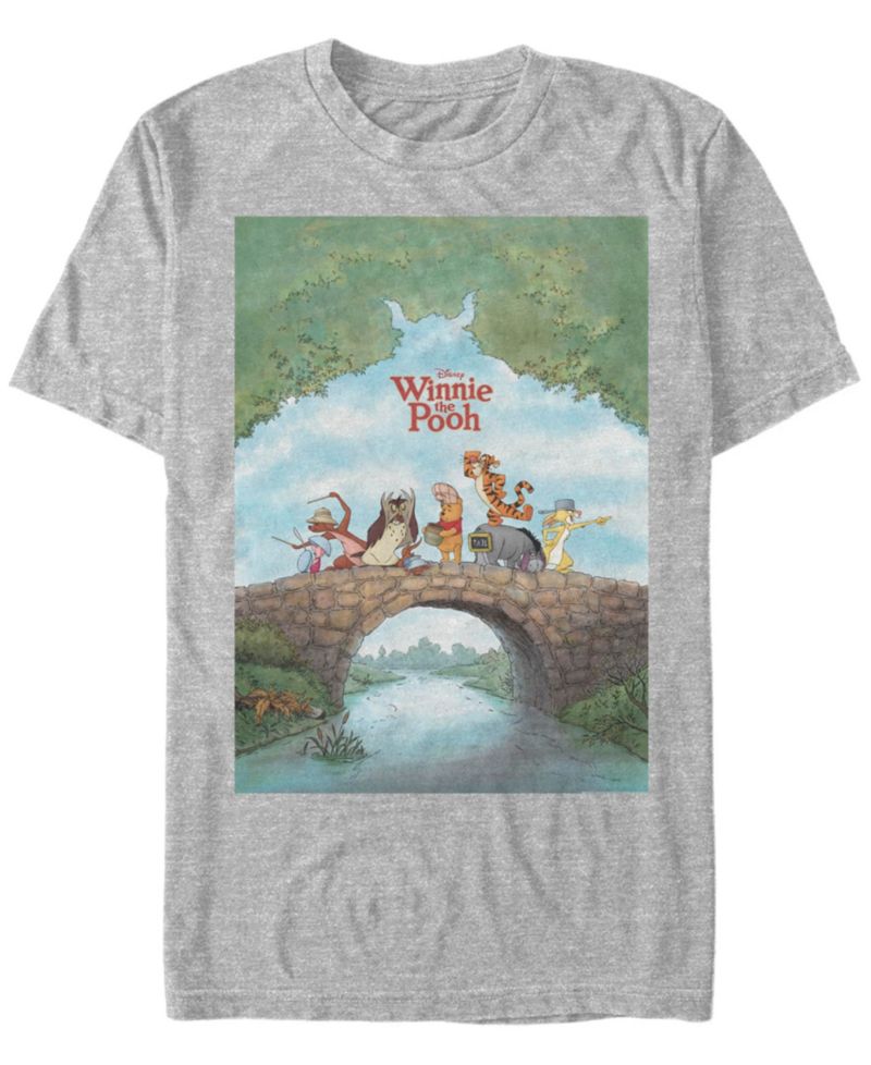 Men's Pooh Poster Short Sleeve T-Shirt