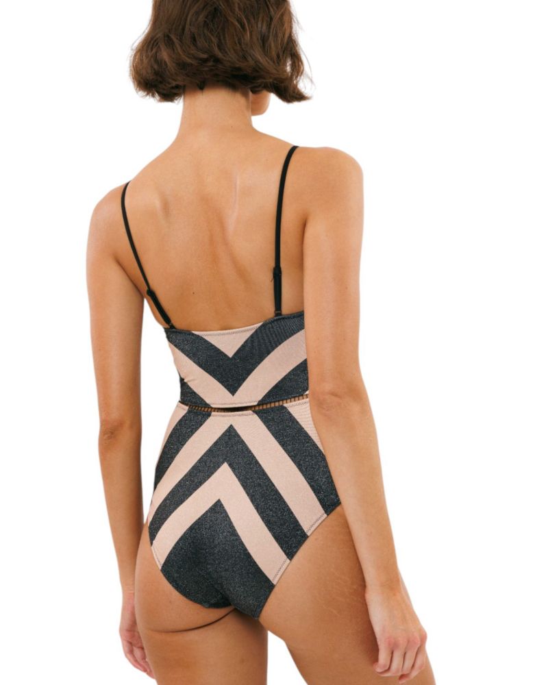 Women's Arava Stripes One Piece Swimsuit