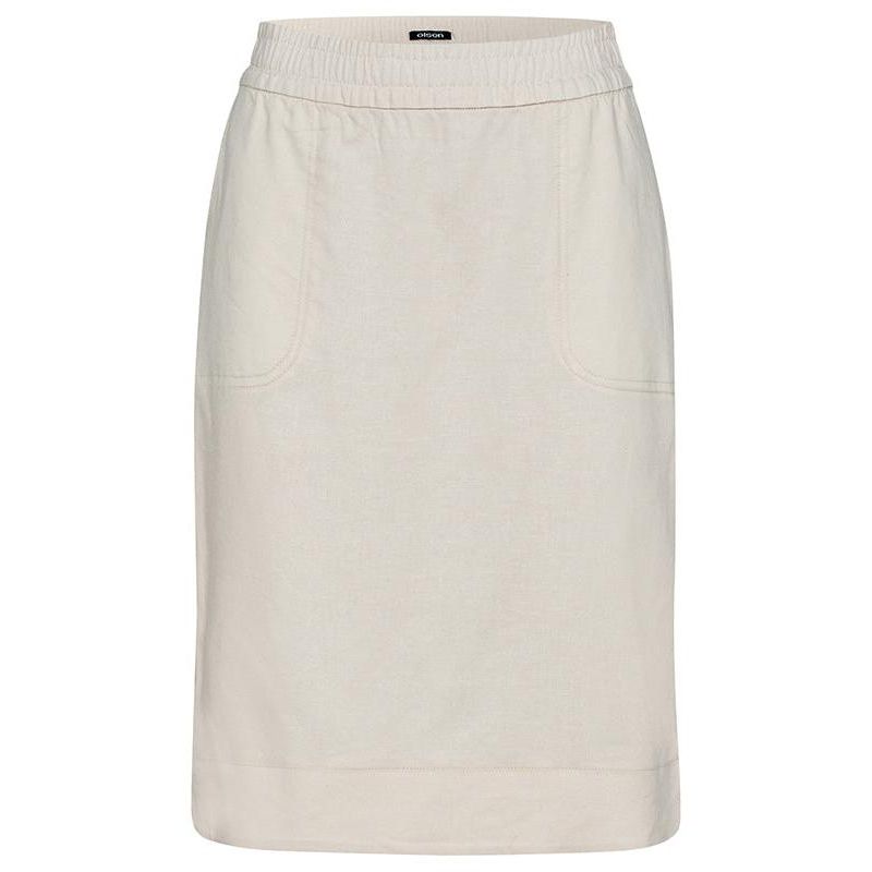 Women's Linen Blend Pull-On Skirt
