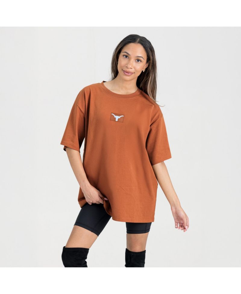 Women's Texas Orange Texas Longhorns Oversized Back at Ya T-Shirt