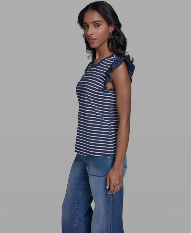 Women's Sleeveless Crewneck Knitted Top