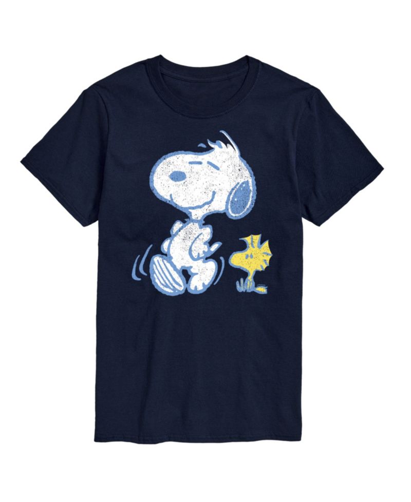 Men's Peanuts Snoopy Woodstock Short Sleeve T-Shirt
