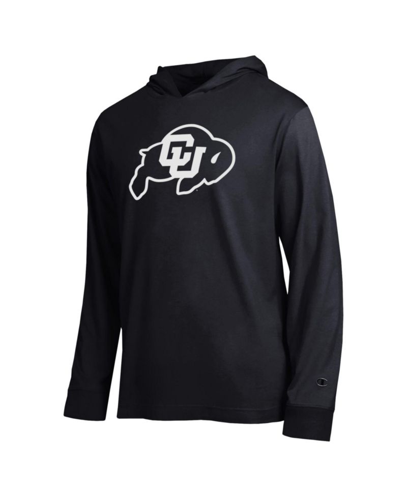 Men's Black Colorado Buffaloes Tonal All-Star Long Sleeve Hooded Sweatshirt