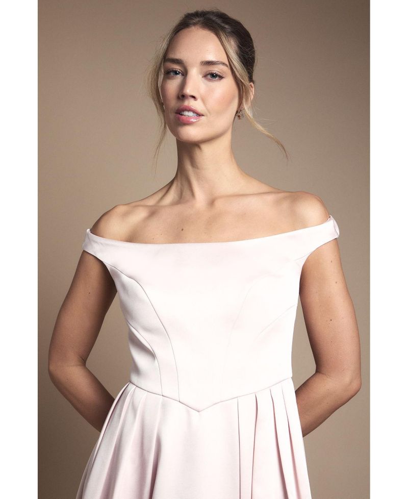 Women's Bandeau Off-Shoulder Maxi Dress