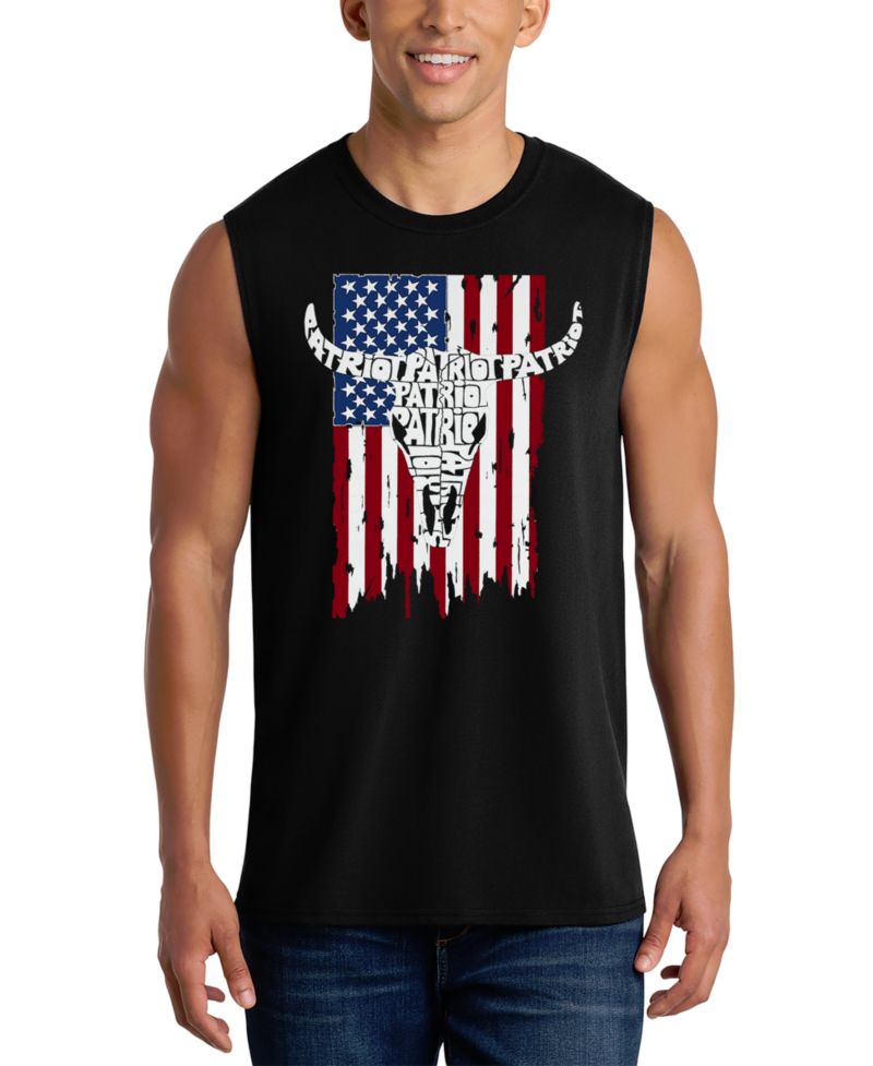 Men's Cow Skull Tank Top