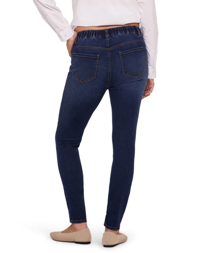 Women's Motherhood Under the Belly Ankle Skinny Jeans