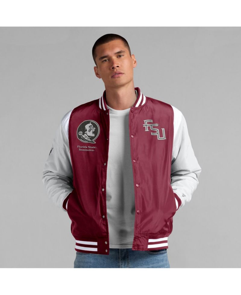 Men's Garnet Florida State Seminoles Elements Elite Full-Snap Jacket