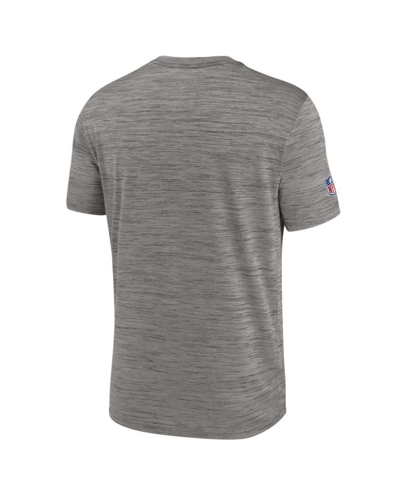 Men's Heather Charcoal Philadelphia Eagles Sideline Alternate Logo Performance T-shirt