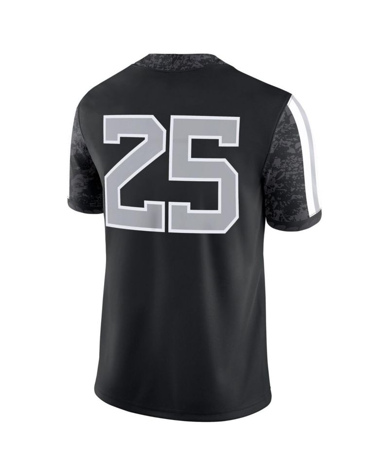 Men's 25 Black West Virginia Mountaineers Alternate Game Jersey
