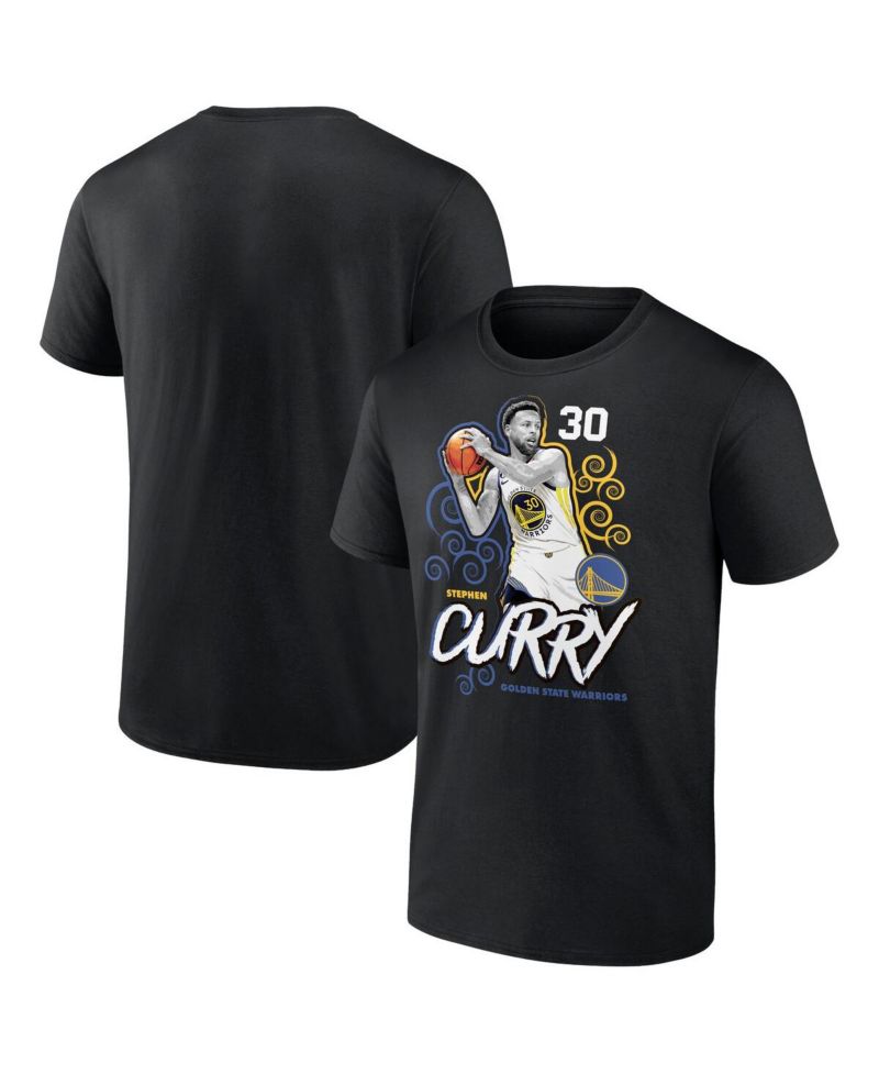 Men's Stephen Curry Black Golden State Warriors Competitor T-Shirt