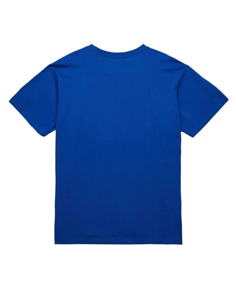 Men's Blue New York Knicks Hardwood Classics Logo T-Shirt