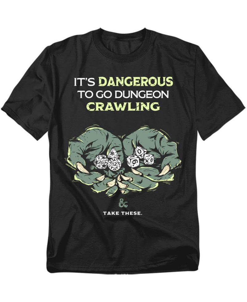 Big & Tall Dungeons Dragons It's Dangerous T-Shirt