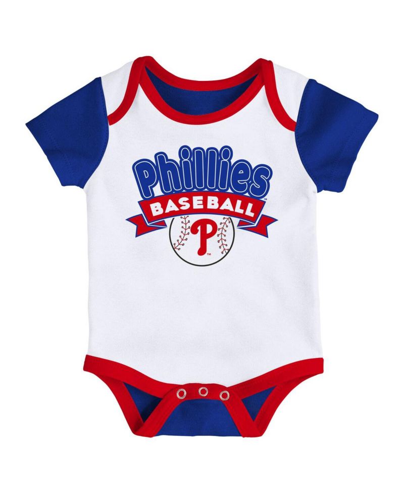 Newborn 2-Pack Philadelphia Phillies Triple Hit Bodysuit Set
