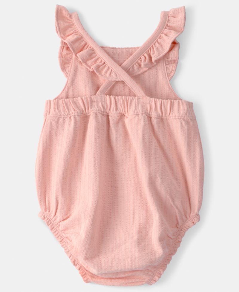 Baby Girls' Sleeveless Bubble Romper