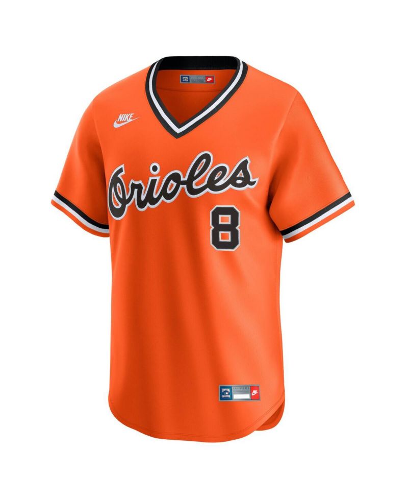 Men's Cal Ripken Sr. Orange Baltimore Orioles Throwback Cooperstown Collection Limited Jersey
