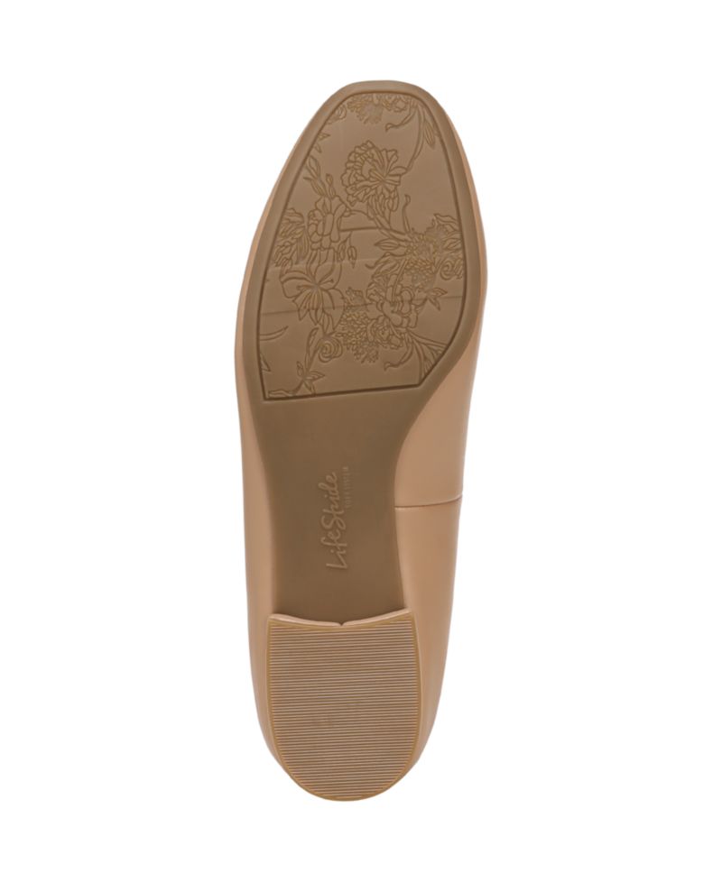Women's Claudine Square Toe Block Heel Ballerina Flats