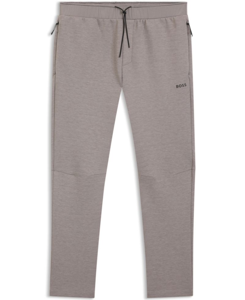 Men's Reflective Detail Regular-Fit Tracksuit Bottom Pants