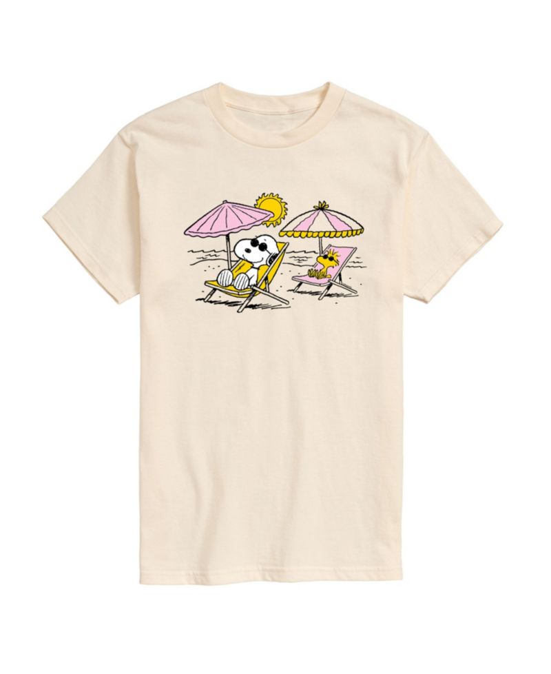 Men's Peanuts Snoopy Beach Day Short Sleeve T-Shirt