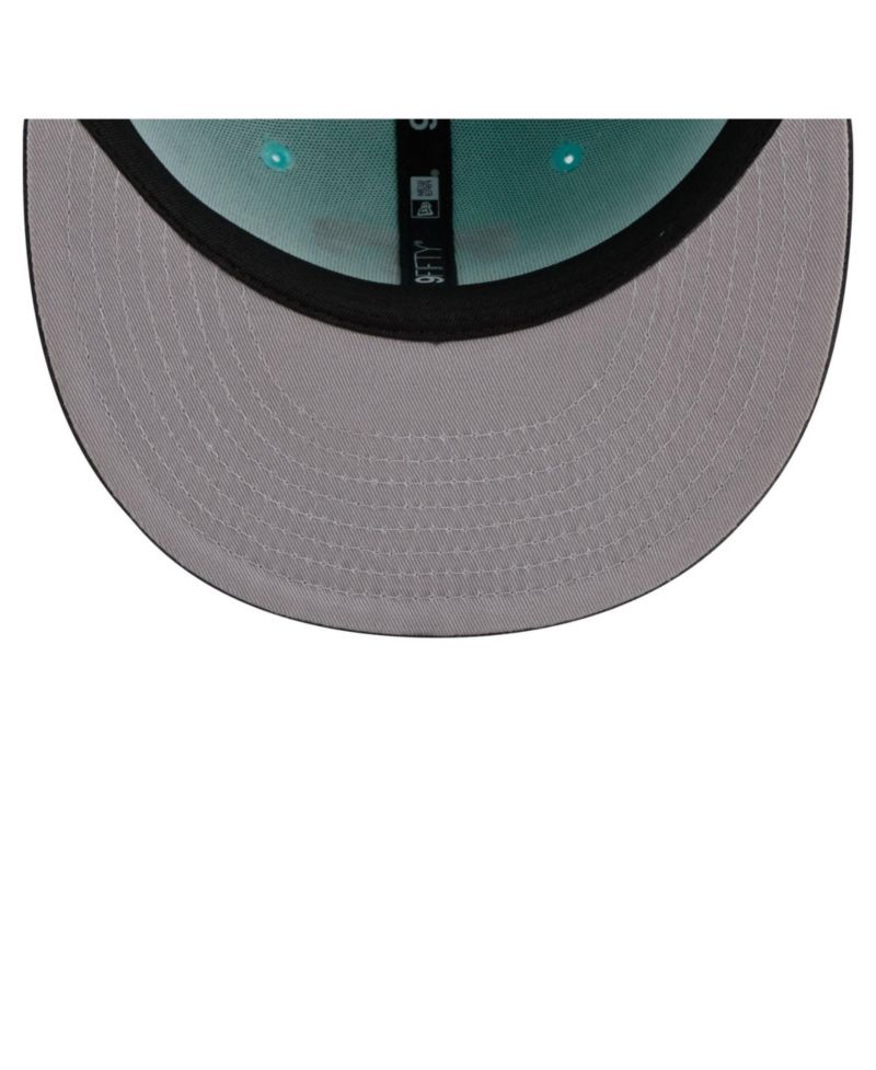 Men's Turquoise/Charcoal Texas Rangers Two-Tone Color Pack 9FIFTY Snapback Hat