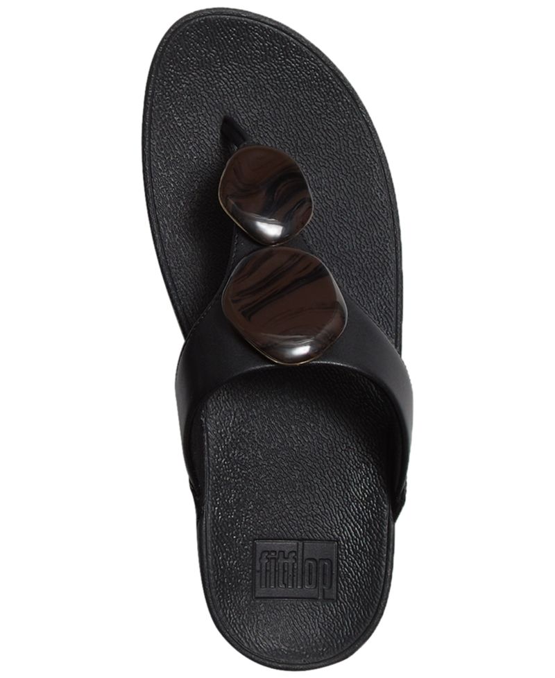 Women's Lulu Marbled-Stone Slip-On Wedge Sandals